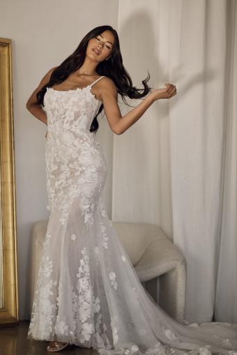 Martina Liana Style #Natalie #4 (IV-IVR) Ivory Lace and Tulle over Ivory Gown thumbnail