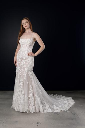 Martina Liana Style #Natalie #8 (IV-IVR) Ivory Lace and Tulle over Ivory Gown thumbnail