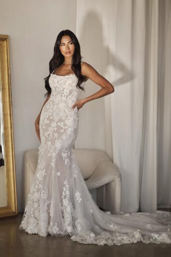 Martina Liana Style #Natalie #5 (IV-IVR) Ivory Lace and Tulle over Ivory Gown thumbnail