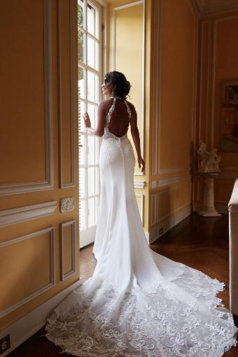 Martina Liana Style #Nolan #1 (IV-PL) Ivory Gown w Porcelain Tulle Illusion thumbnail