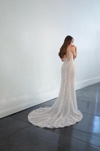Martina Liana Style #Maeve #0 default (IV-RUM) Ivory Lace and Tulle over Rum Gown thumbnail