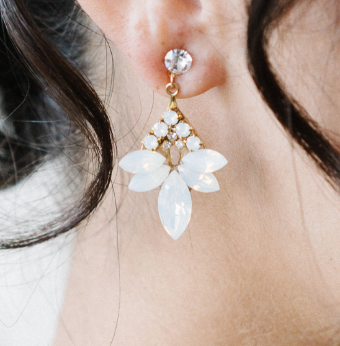 Sara Gabriel Style #Tamara Earrings #0 default Crystals/Silver thumbnail